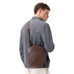 Vitale Gri Erkek Süet Deri Bomber Ceket