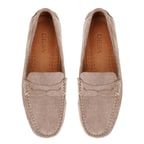 Vizon Kadın Süet Deri Loafer