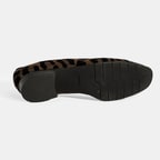 XXX Luca Grossi Kadın Kahve Leopar Toka Detaylı Süet Babet