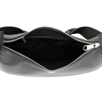 xxx Petunie Siyah Kadın Desa Logo Askılı Deri Omuz Çantası