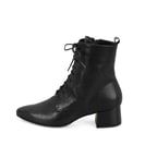 XXXBailey Siyah Kadın DesaComfort Fermuarlı Topuklu Deri Bot