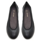 XXXCrescita Comfort Siyah Kadın Deri Günlük Ayakkabı