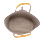 XXXEmely Bej Kadın Çift Taraflı Deri Omuz Çantası