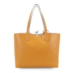 XXXEmely Bej Kadın Çift Taraflı Deri Omuz Çantası