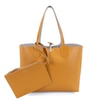 XXXEmely Bej Kadın Çift Taraflı Deri Omuz Çantası