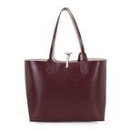 XXXEmely Bordo Kadın Çift Taraflı Deri Omuz Çantası