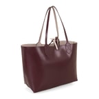 XXXEmely Bordo Kadın Çift Taraflı Deri Omuz Çantası