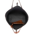 XXXEmely Gri Kadın Çift Taraflı Deri Omuz Çantası