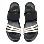 XXXGloaria Siyah Kadın Comfort Tabanlı Sandalet