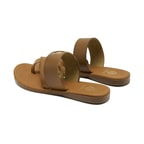 XXXLeila Taba Kadın Deri Terlik