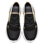 XXXXXXEyna Siyah Kadın Deri Spor Ayakkabı