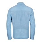 XXXZelmira Mavi Erkek Perfore Süet Deri Ceket