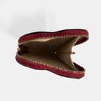 Yelena Kalpli Kırmızı Deri Cüzdan