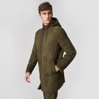 Yeşil Diocle Erkek Kürk Kaban