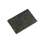 Yeşil Dukinea Kroko Baskılı Deri Kartlık