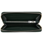 Yeşil Kadın Monogram Deri Cüzdan