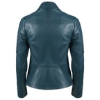 Yeşil Norma Kadın Deri Ceket