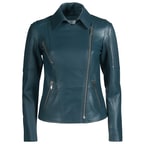 Yeşil Norma Kadın Deri Ceket