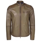 Yeşil Shawn Erkek Deri Mont