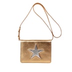 Yıldızlı Kadın Deri Omuz Askılı Çanta