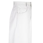 Zelinda Beyaz Kadın Deri Pantolon