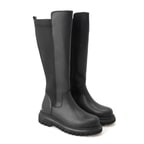 Zeljko Siyah Kadın Fermuarlı Çizme