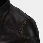 Zenon Konyak Erkek Vintage Deri Ceket