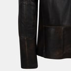 Zenon Konyak Erkek Vintage Deri Ceket