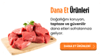 dana et ürünleri