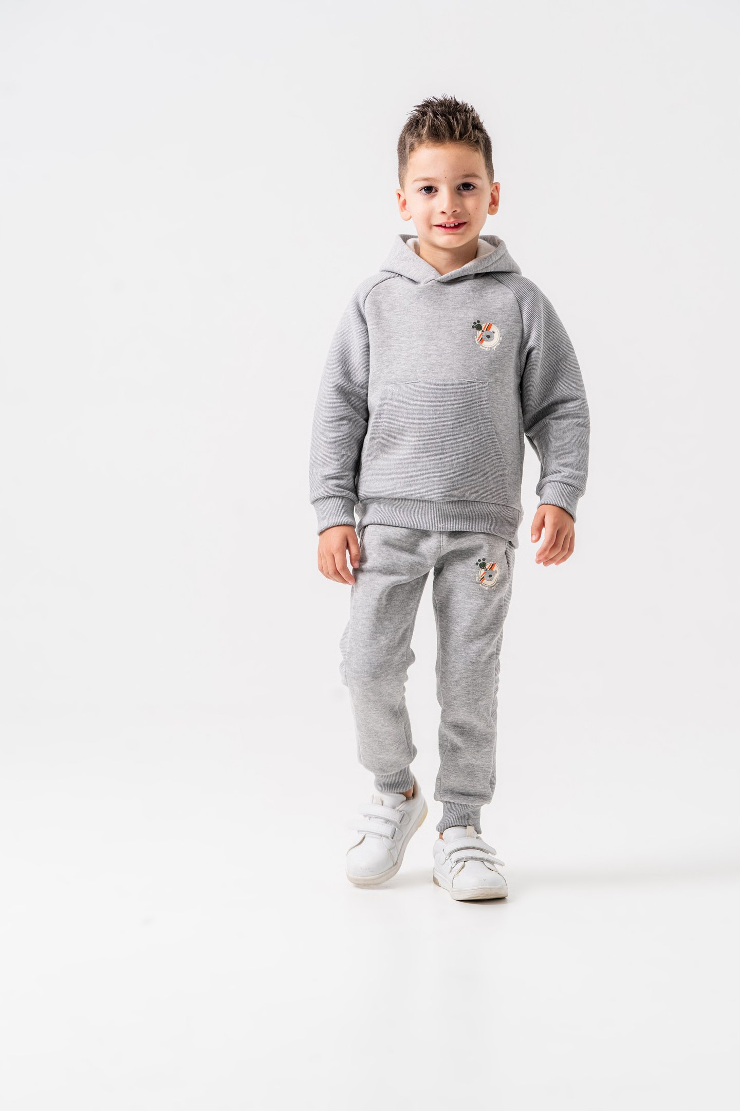 3 İp Urban Animals Sports Co Baskılı Erkek Çocuk Eşofman Takımı