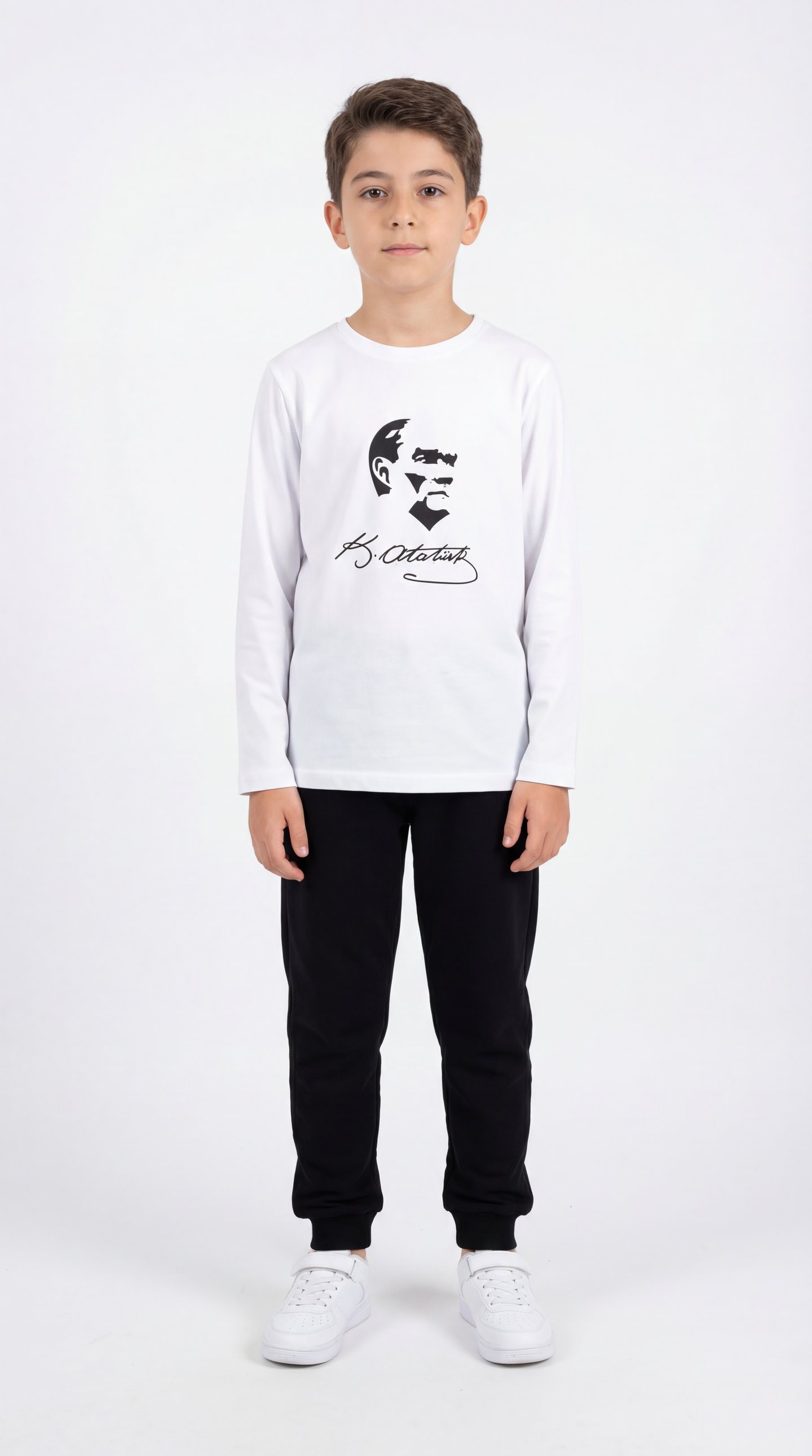 Atatürk Baskılı Erkek Çocuk T-shirt