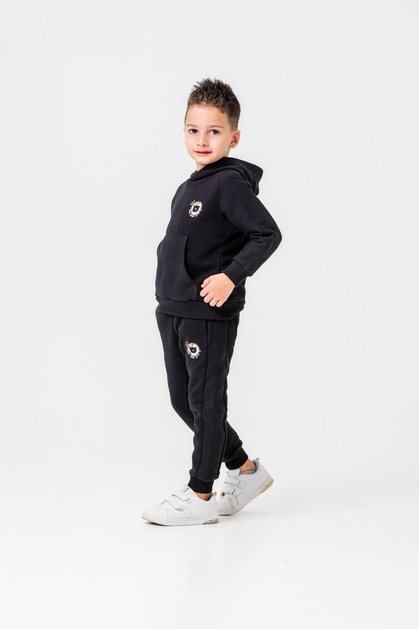 3 İp Urban Animals Sports Co Baskılı Erkek Çocuk Eşofman Takımı