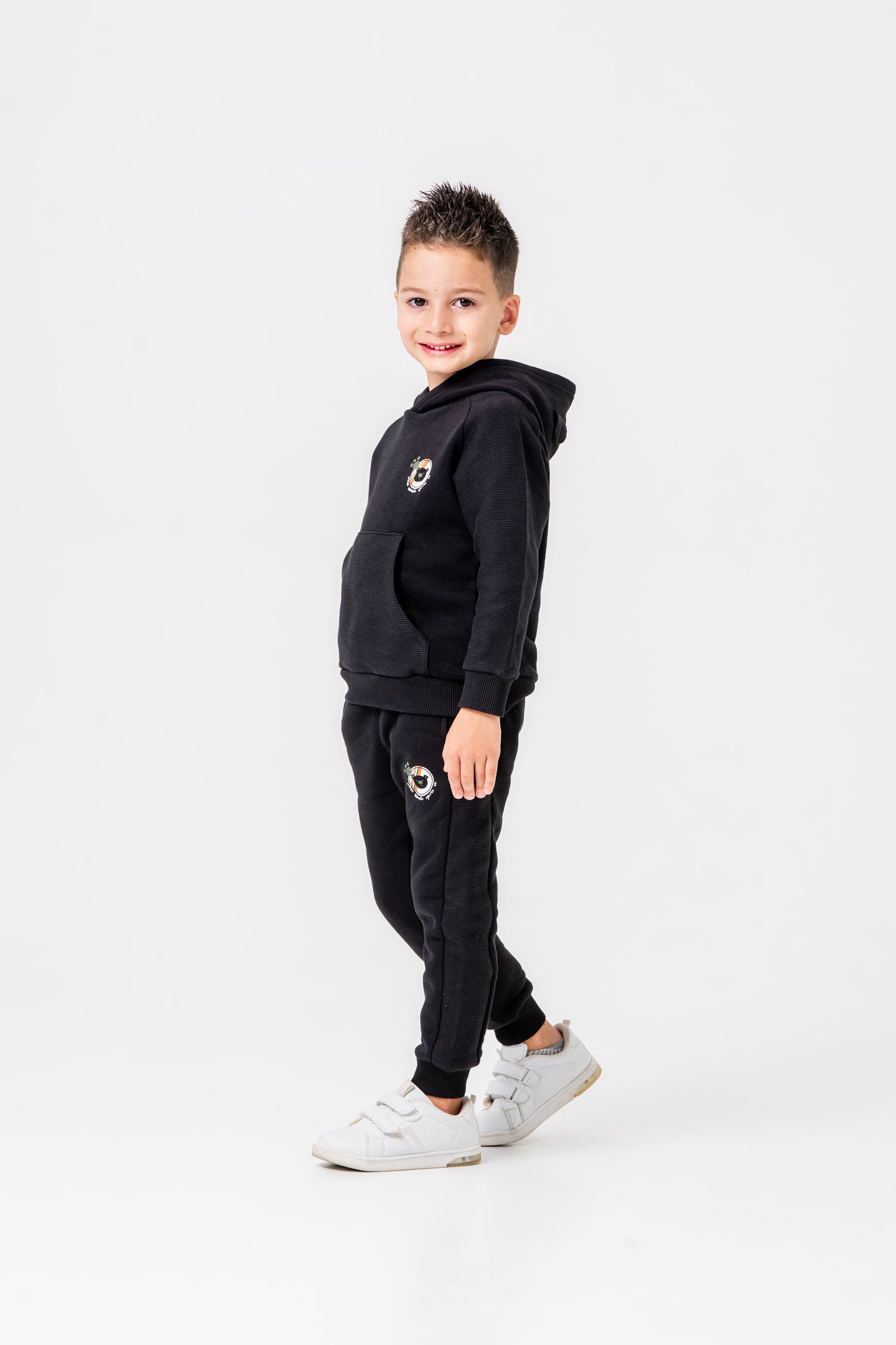 3 İp Urban Animals Sports Co Baskılı Erkek Çocuk Eşofman Takımı