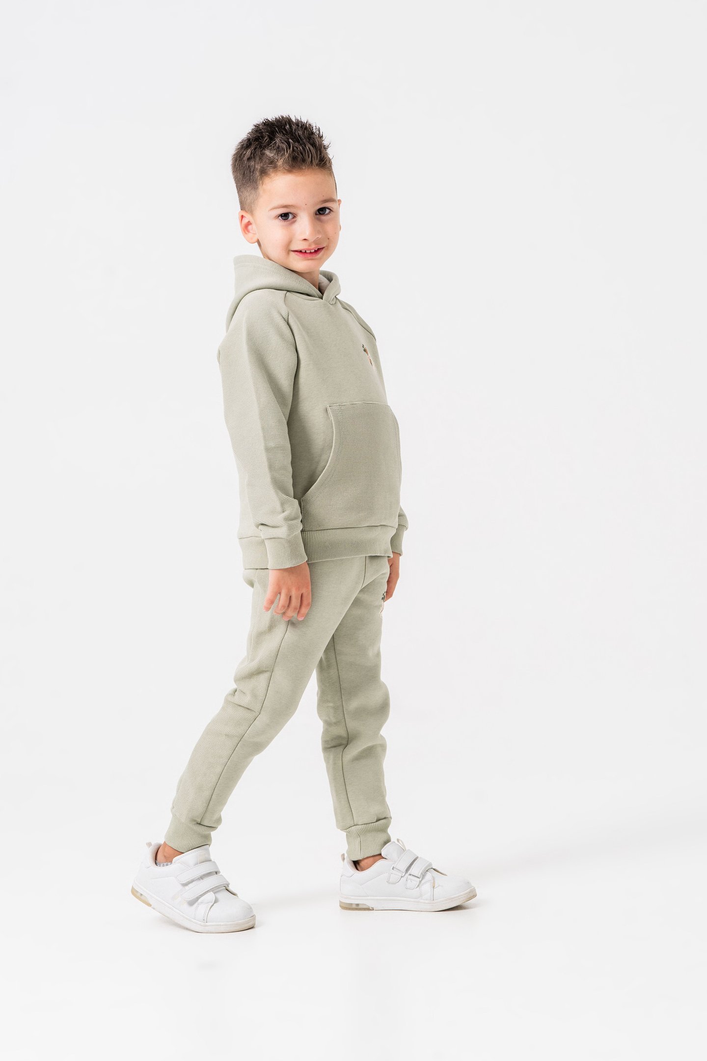 3 İp Urban Animals Sports Co Baskılı Erkek Çocuk Eşofman Takımı