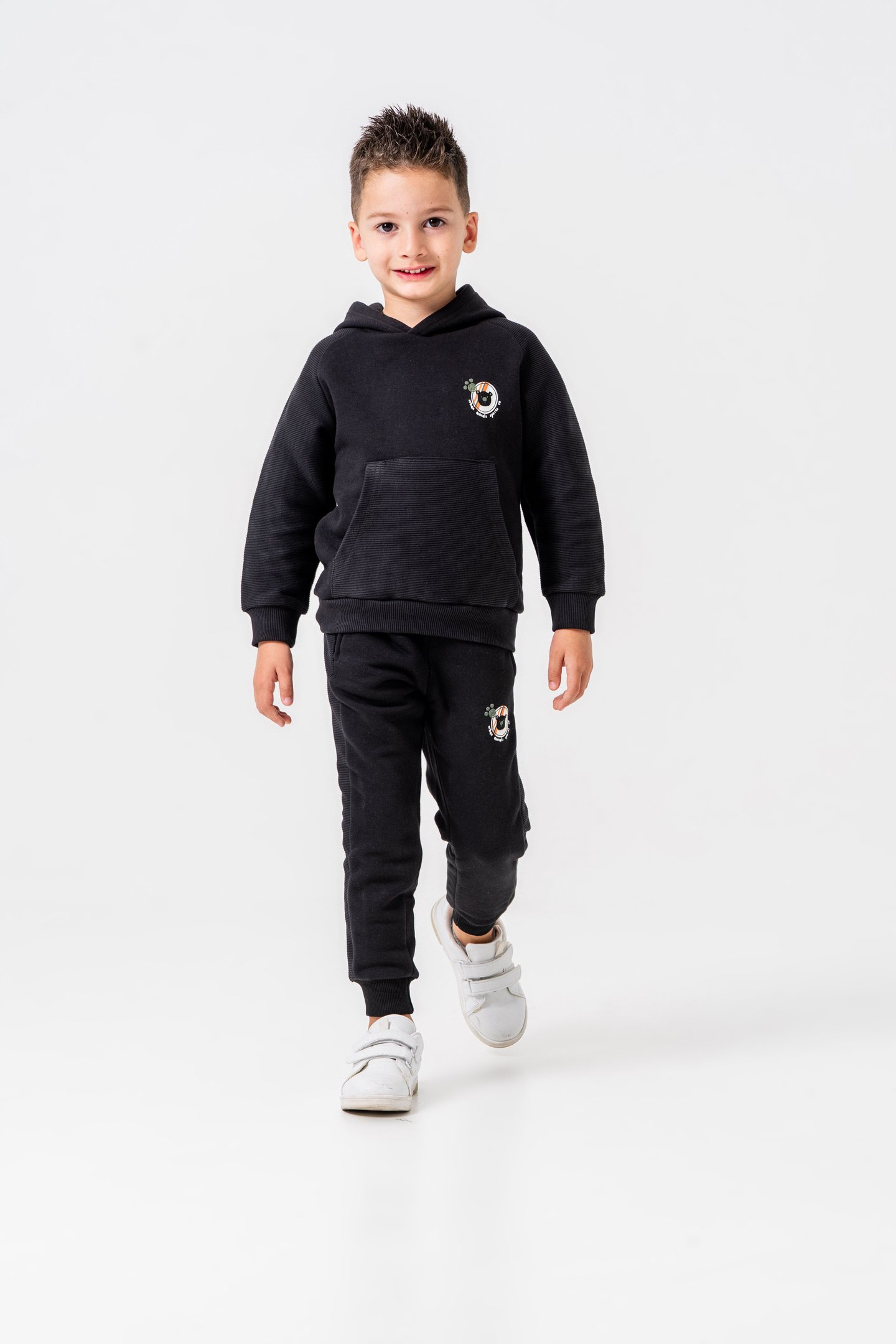 3 İp Urban Animals Sports Co Baskılı Erkek Çocuk Eşofman Takımı