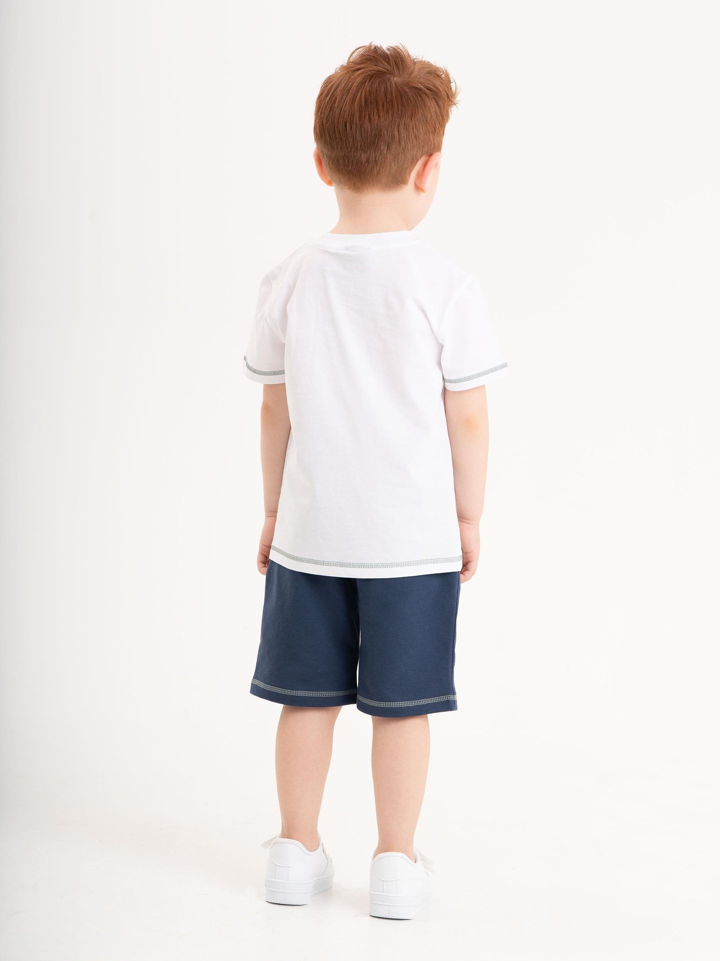 5 Racing Team Star Driver Baskılı T-shirt - Şort Erkek Çocuk Alt - Üst Takımı