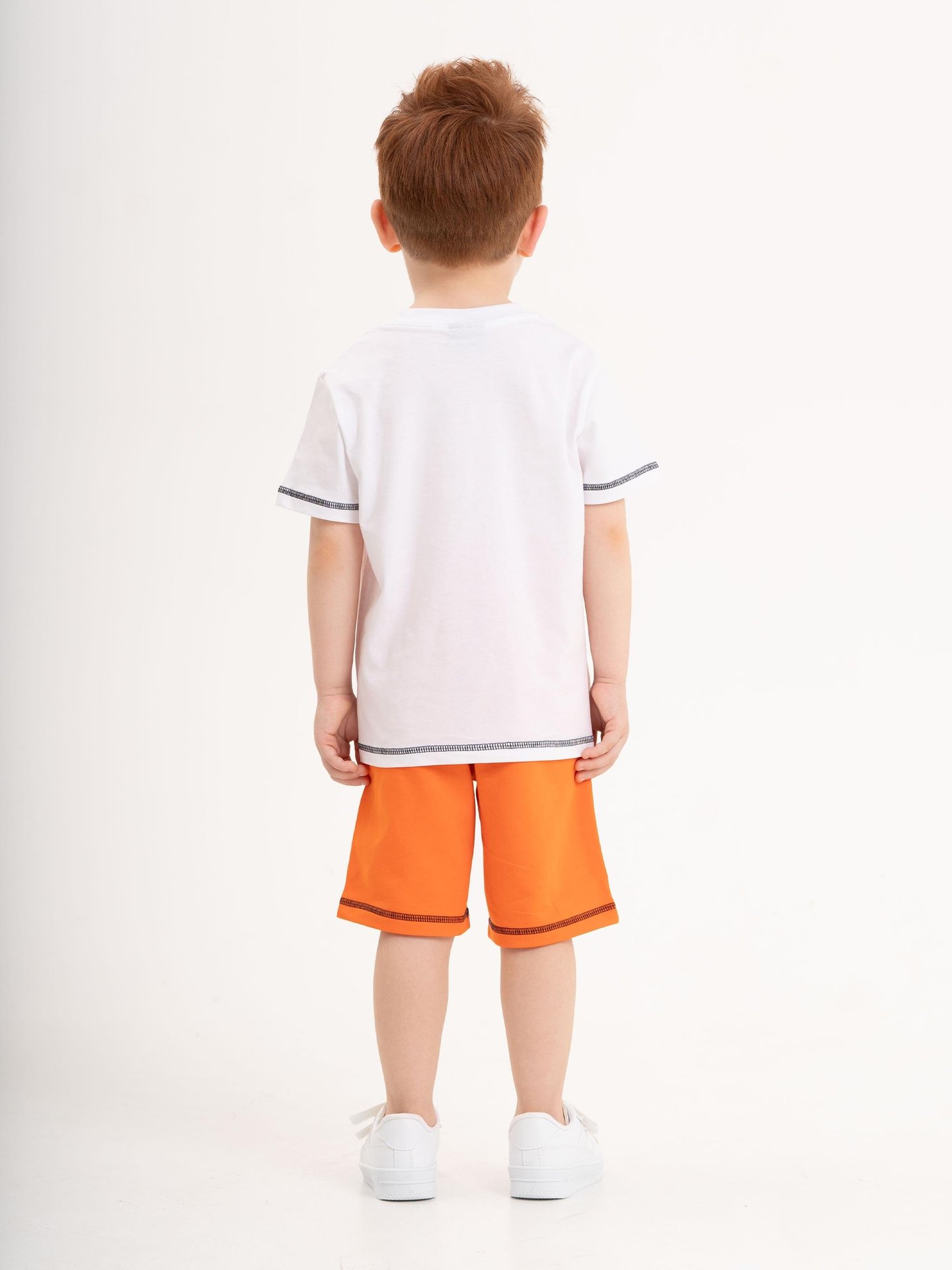 5 Racing Team Star Driver Baskılı T-shirt - Şort Erkek Çocuk Alt - Üst Takımı