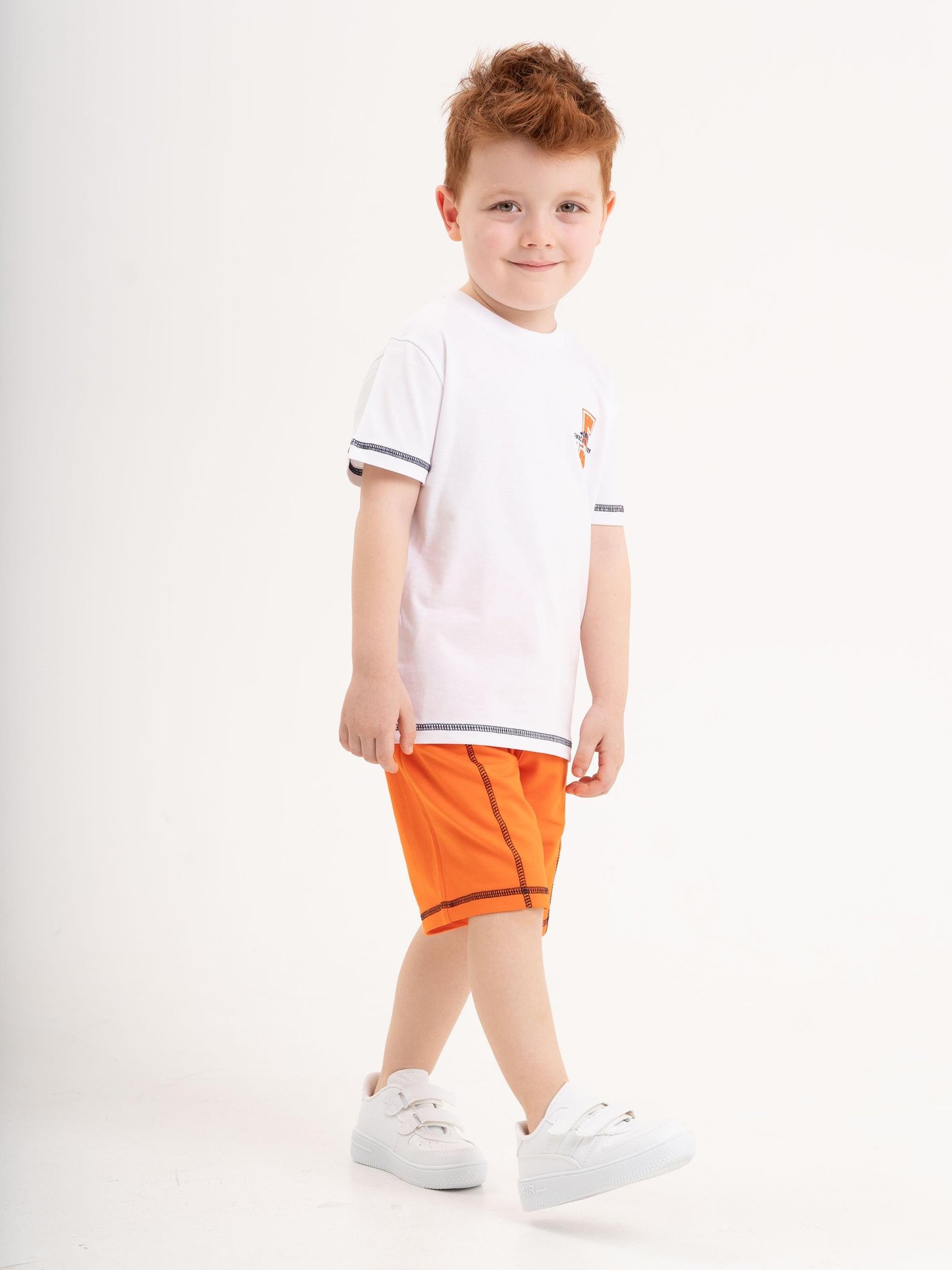 5 Racing Team Star Driver Baskılı T-shirt - Şort Erkek Çocuk Alt - Üst Takımı