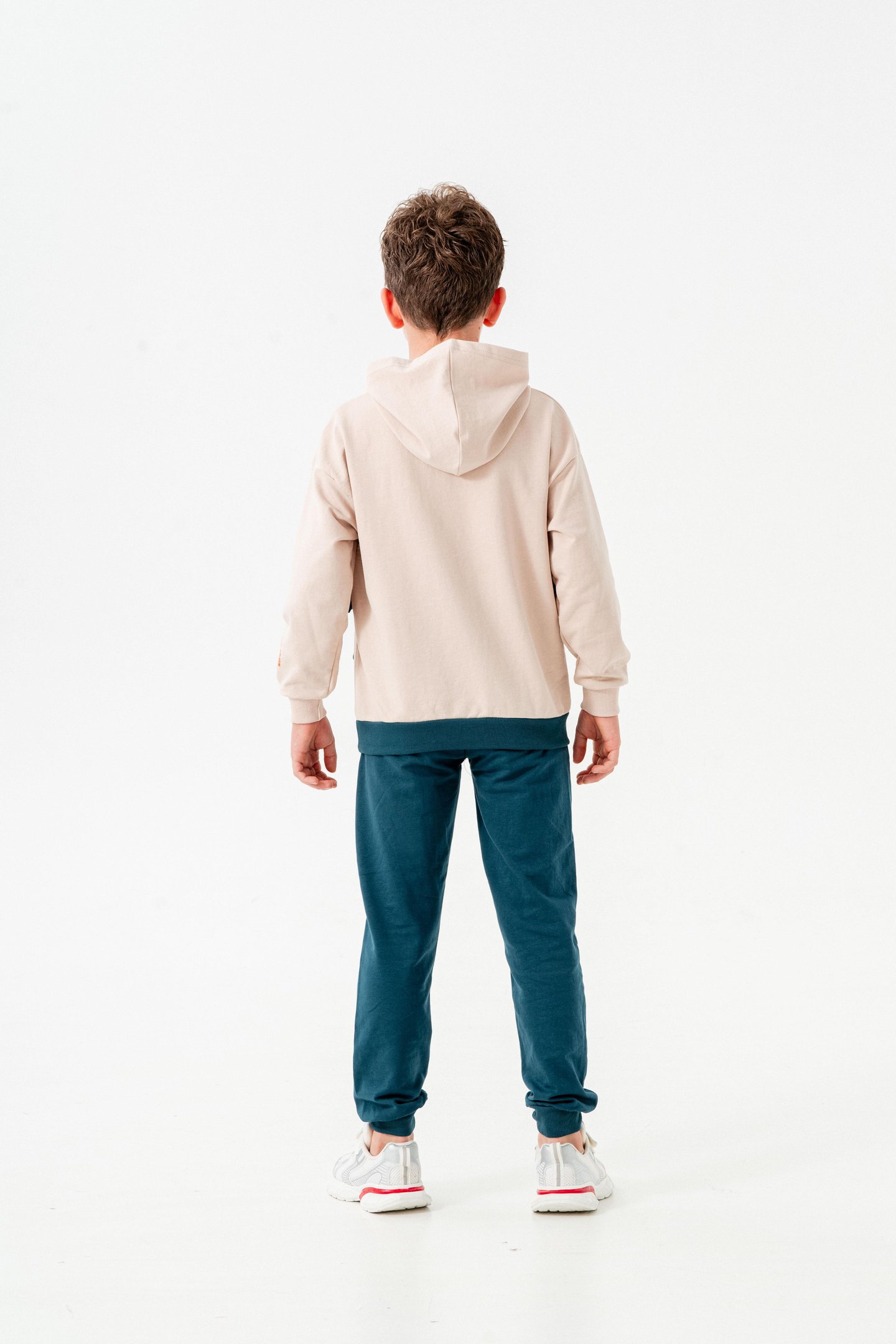 76 State Athletic Union  Baskılı Bacak Baskı Detaylı Erkek Çocuk Alt-Üst Eşofman Takımı