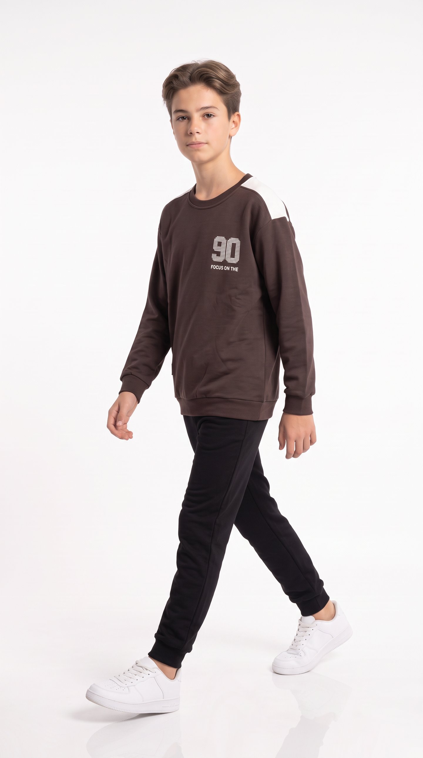 90 Focus On The Baskılı Erkek Çocuk Sweat