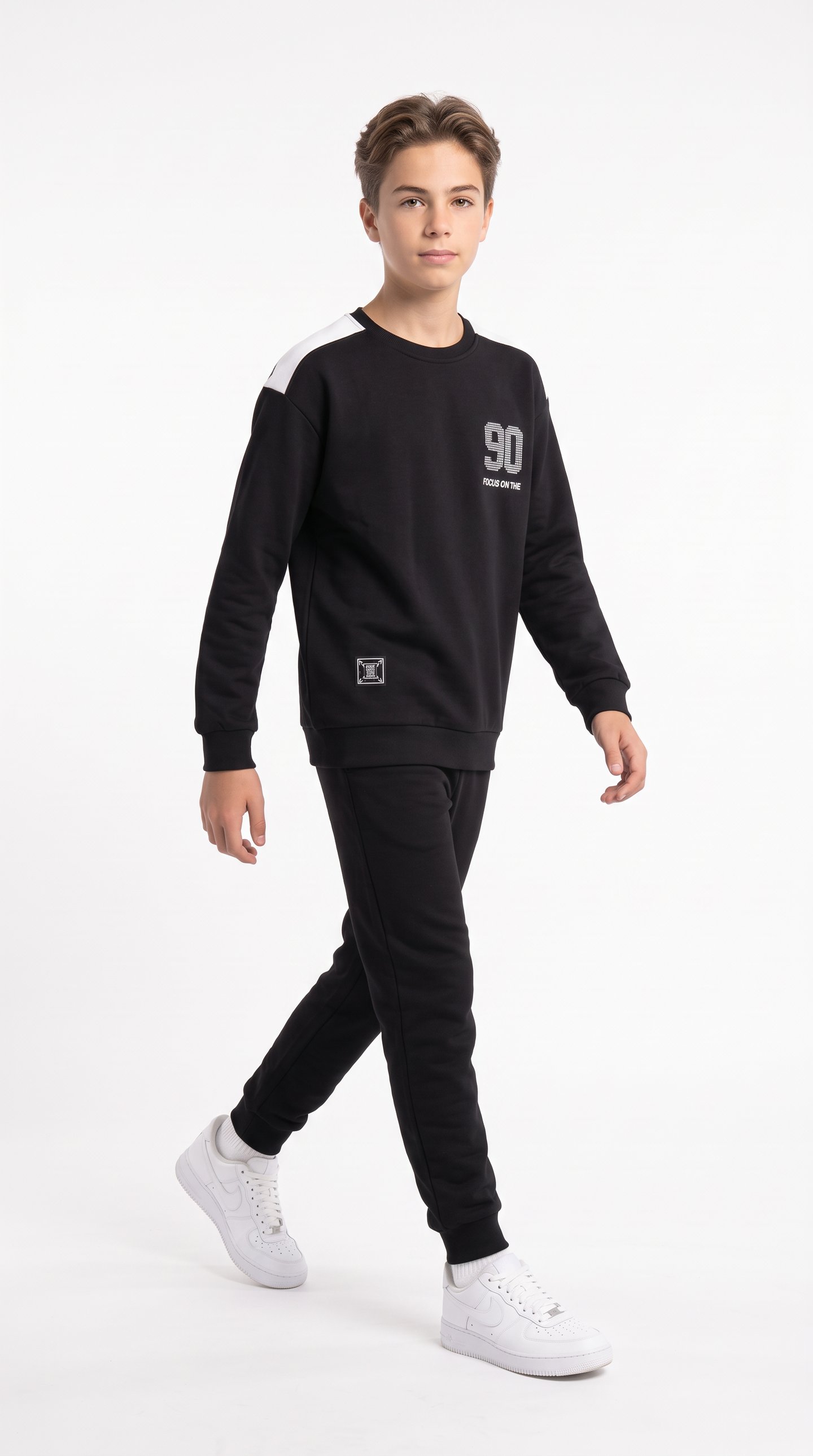90 Focus On The Baskılı Erkek Çocuk Sweat