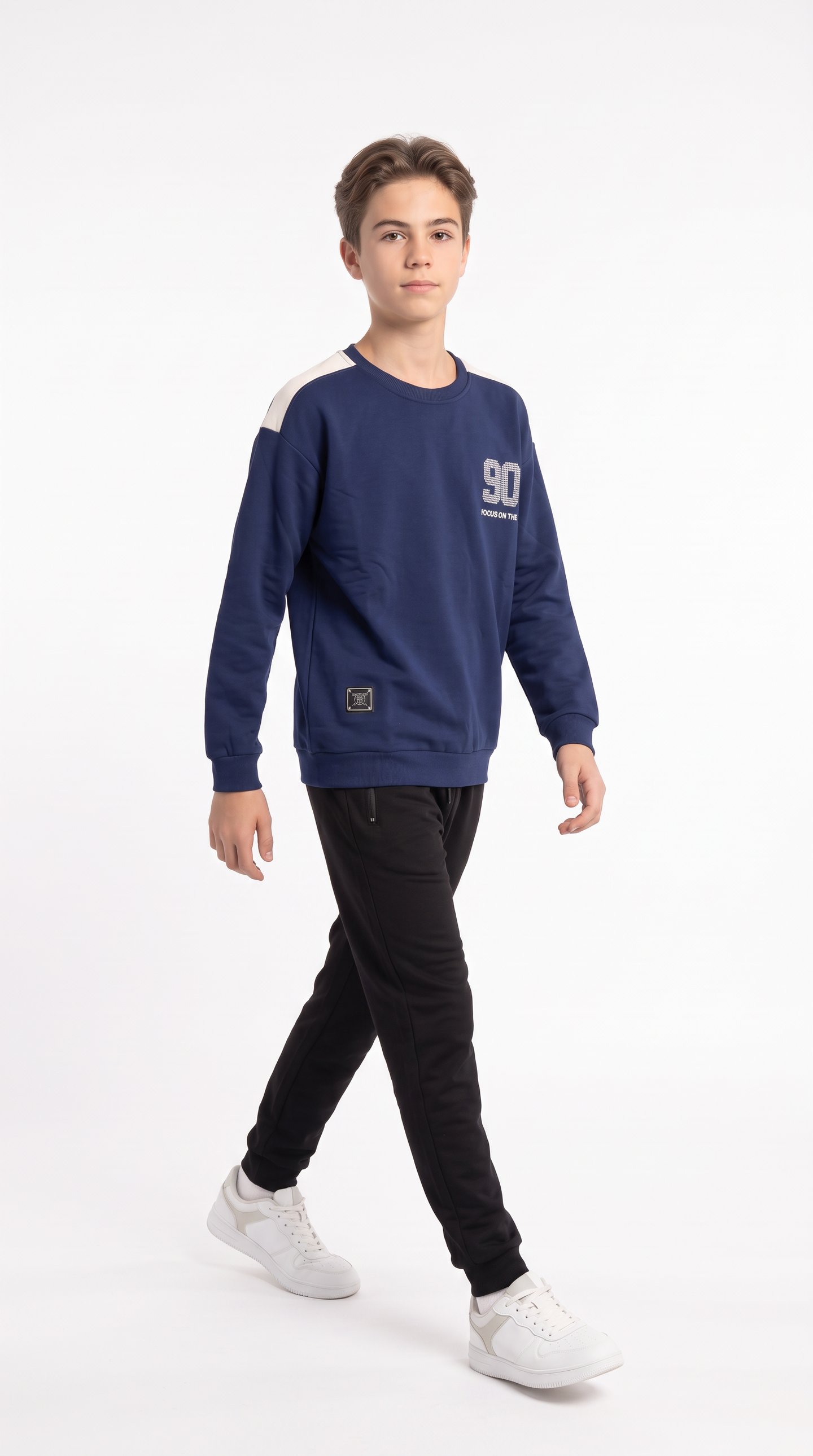 90 Focus On The Baskılı Erkek Çocuk Sweat