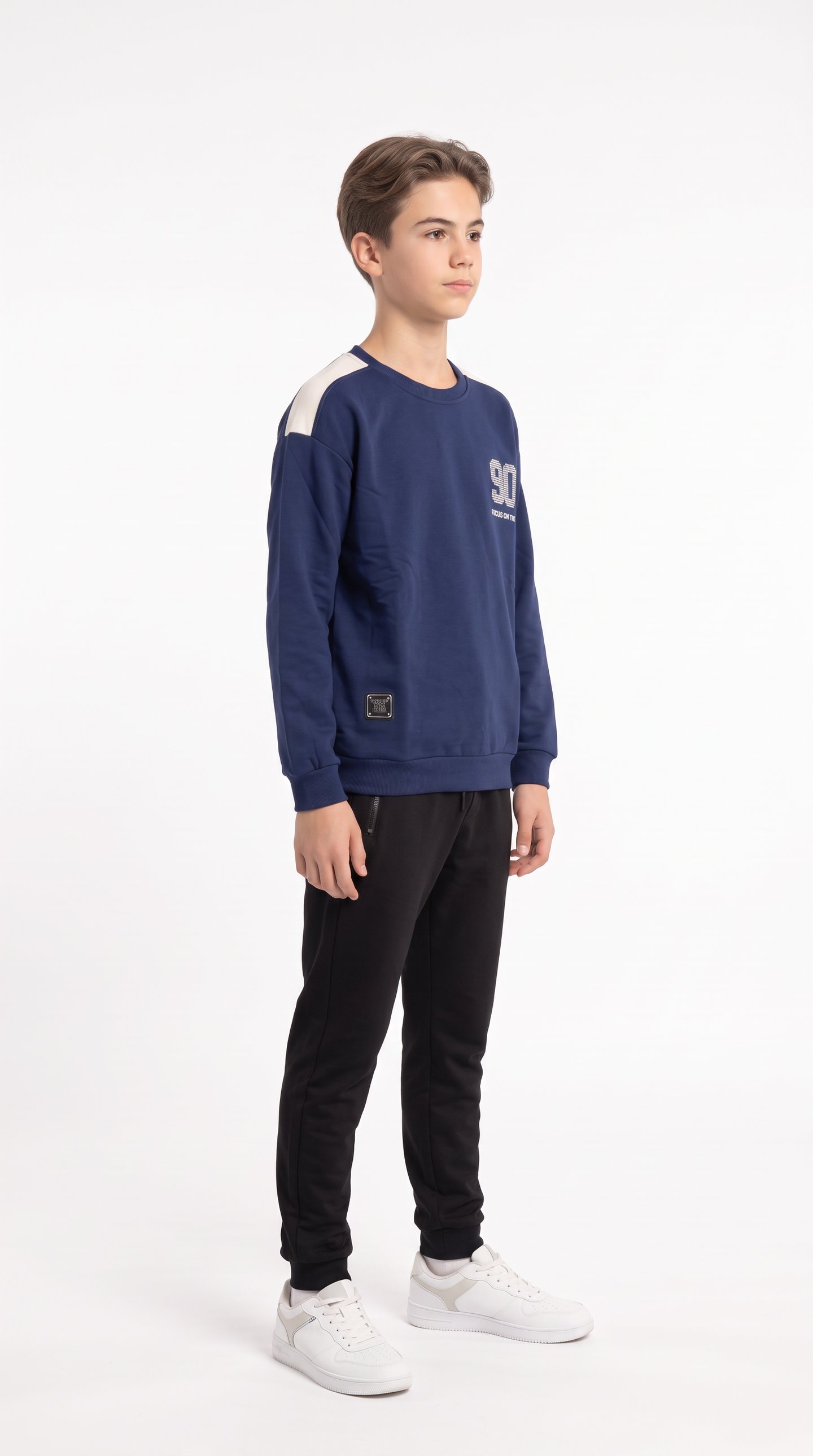 90 Focus On The Baskılı Erkek Çocuk Sweat