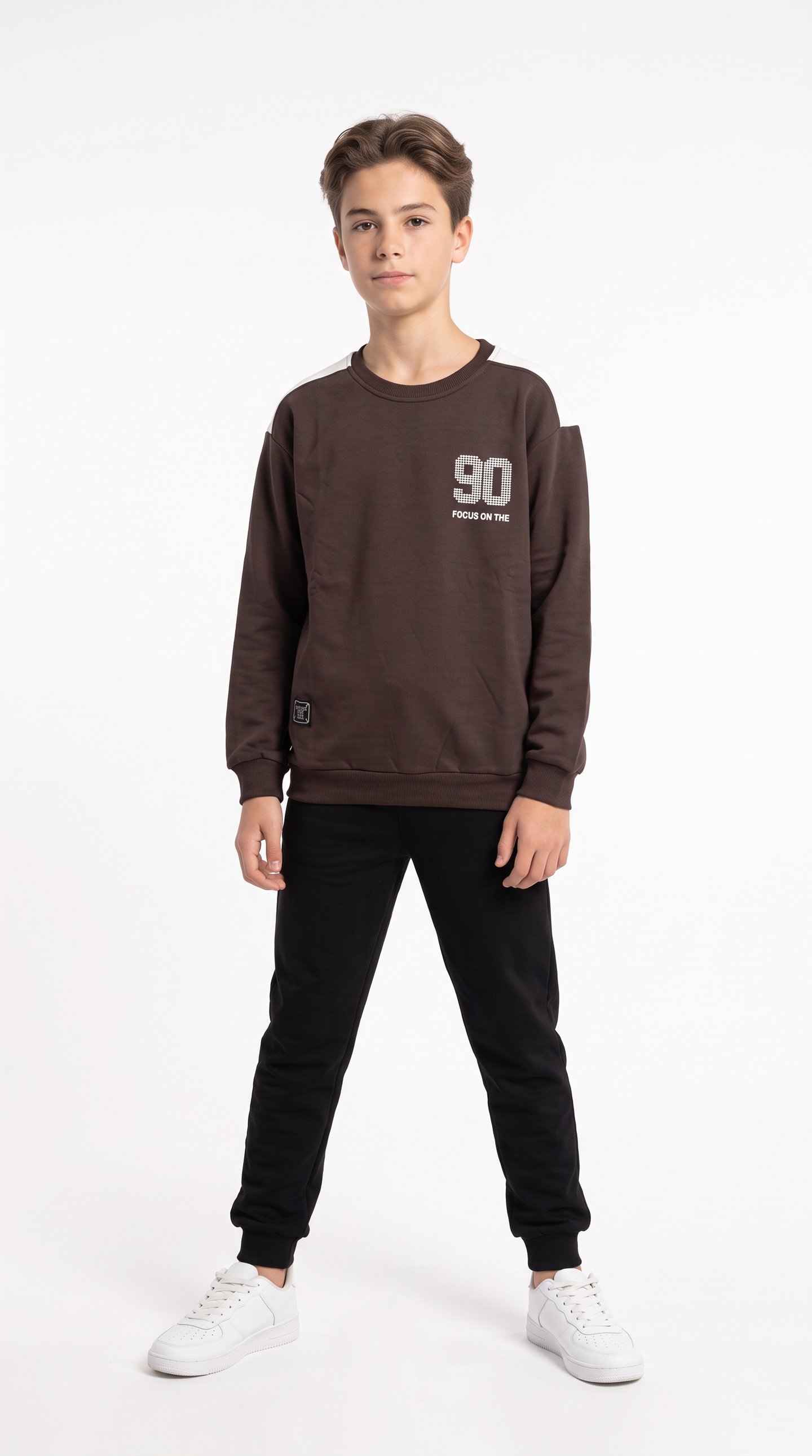 90 Focus On The Baskılı Erkek Çocuk Sweat