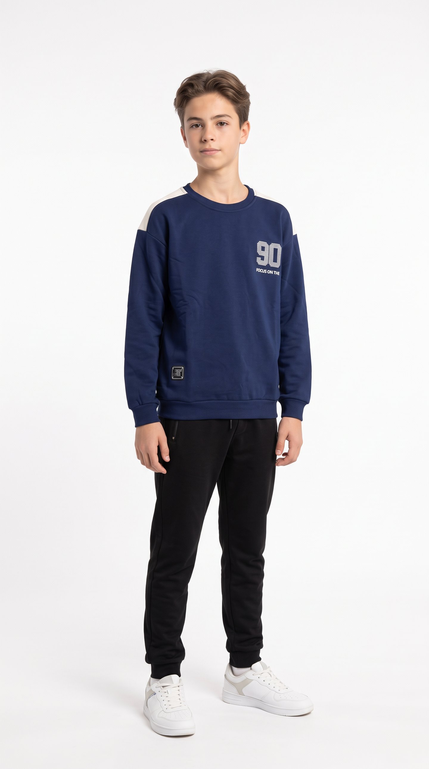 90 Focus On The Baskılı Erkek Çocuk Sweat