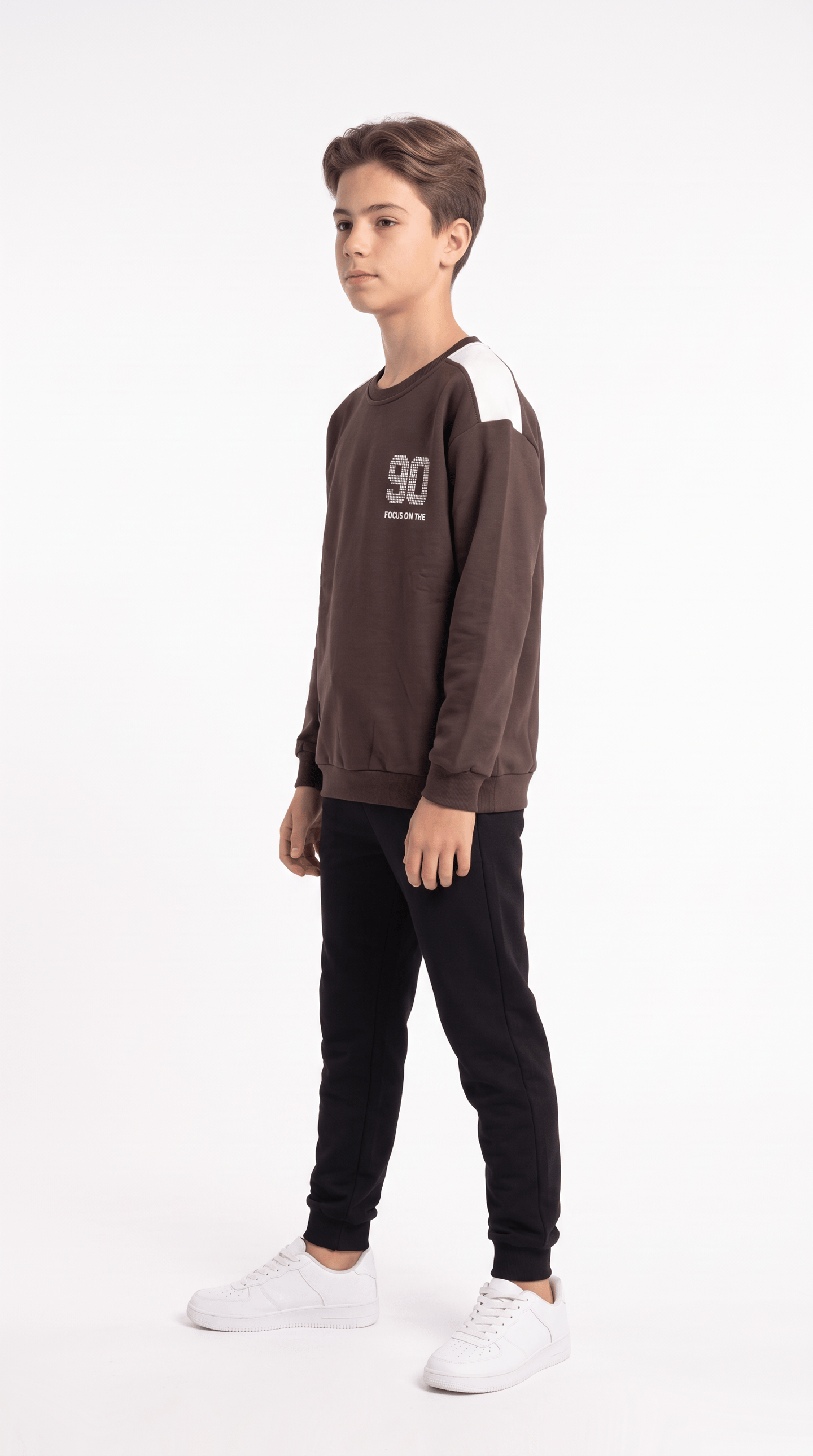 90 Focus On The Baskılı Erkek Çocuk Sweat