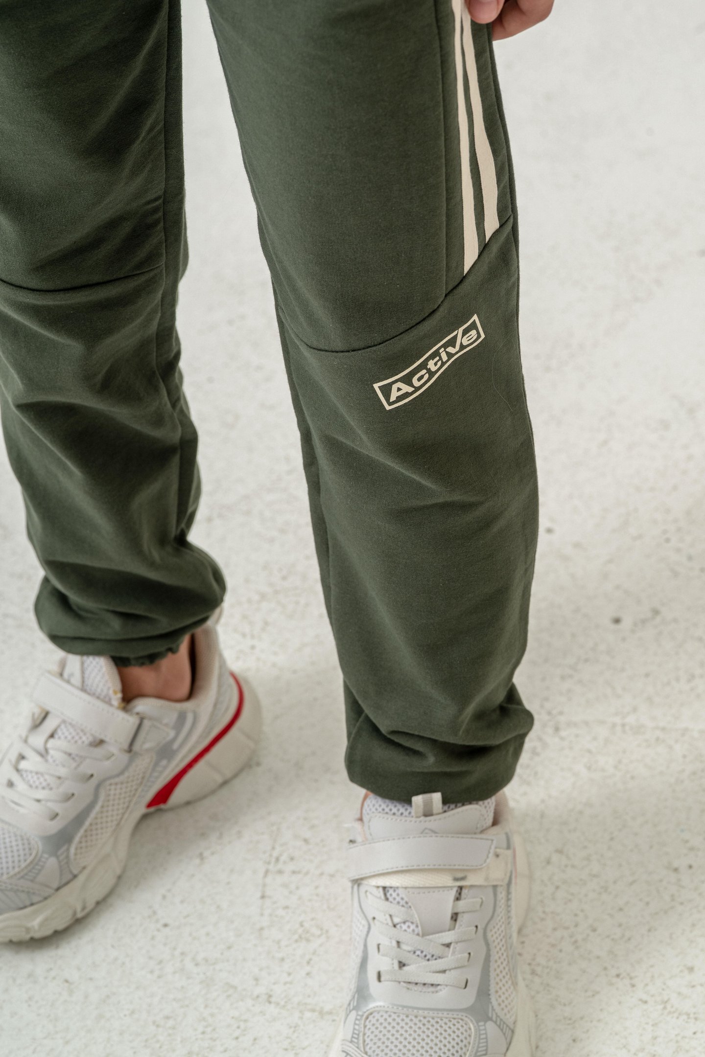 Active Baskılı Yanlar Şeritli Erkek Çocuk Eşofman Altı