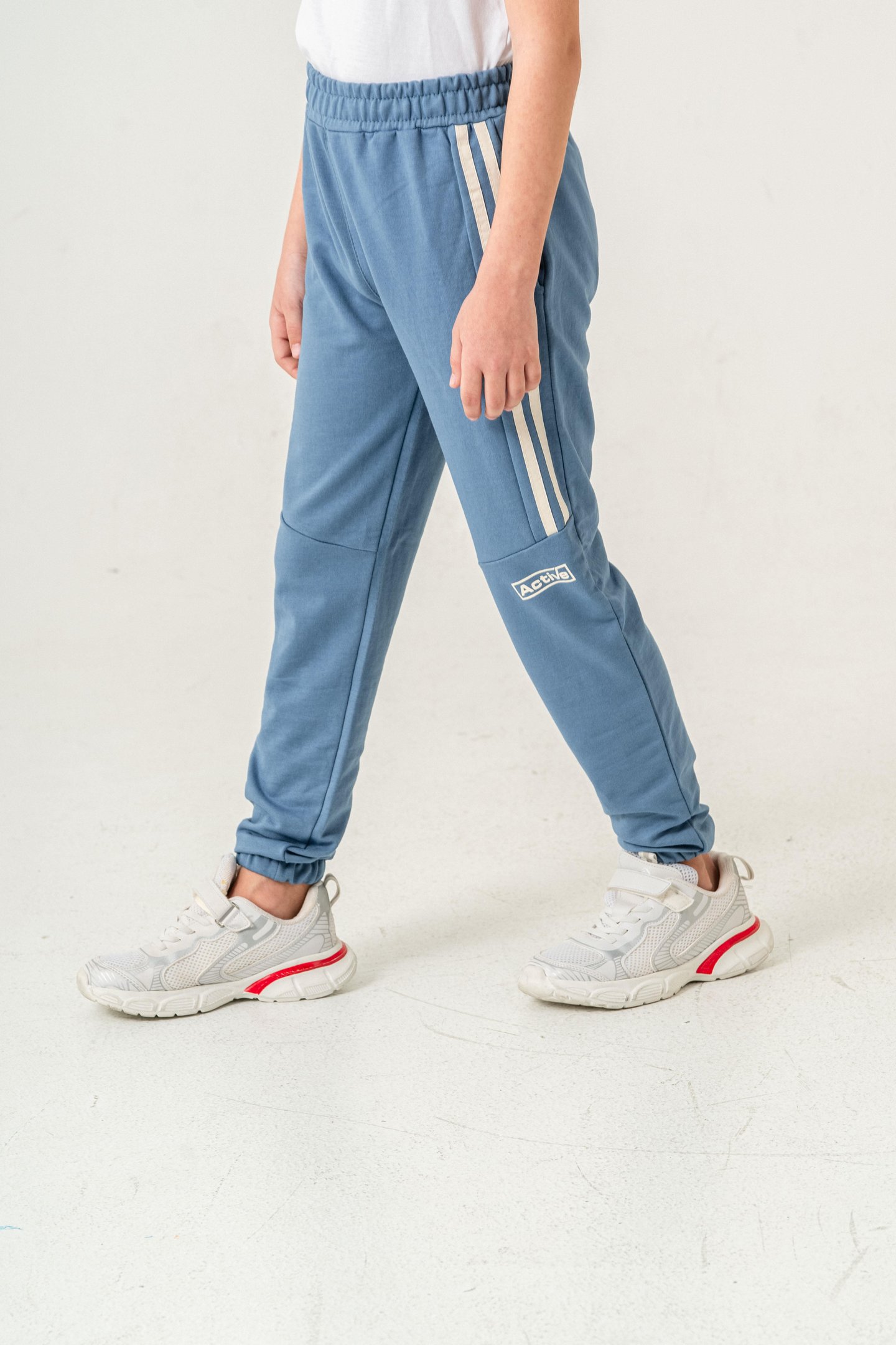 Active Baskılı Yanlar Şeritli Erkek Çocuk Eşofman Altı