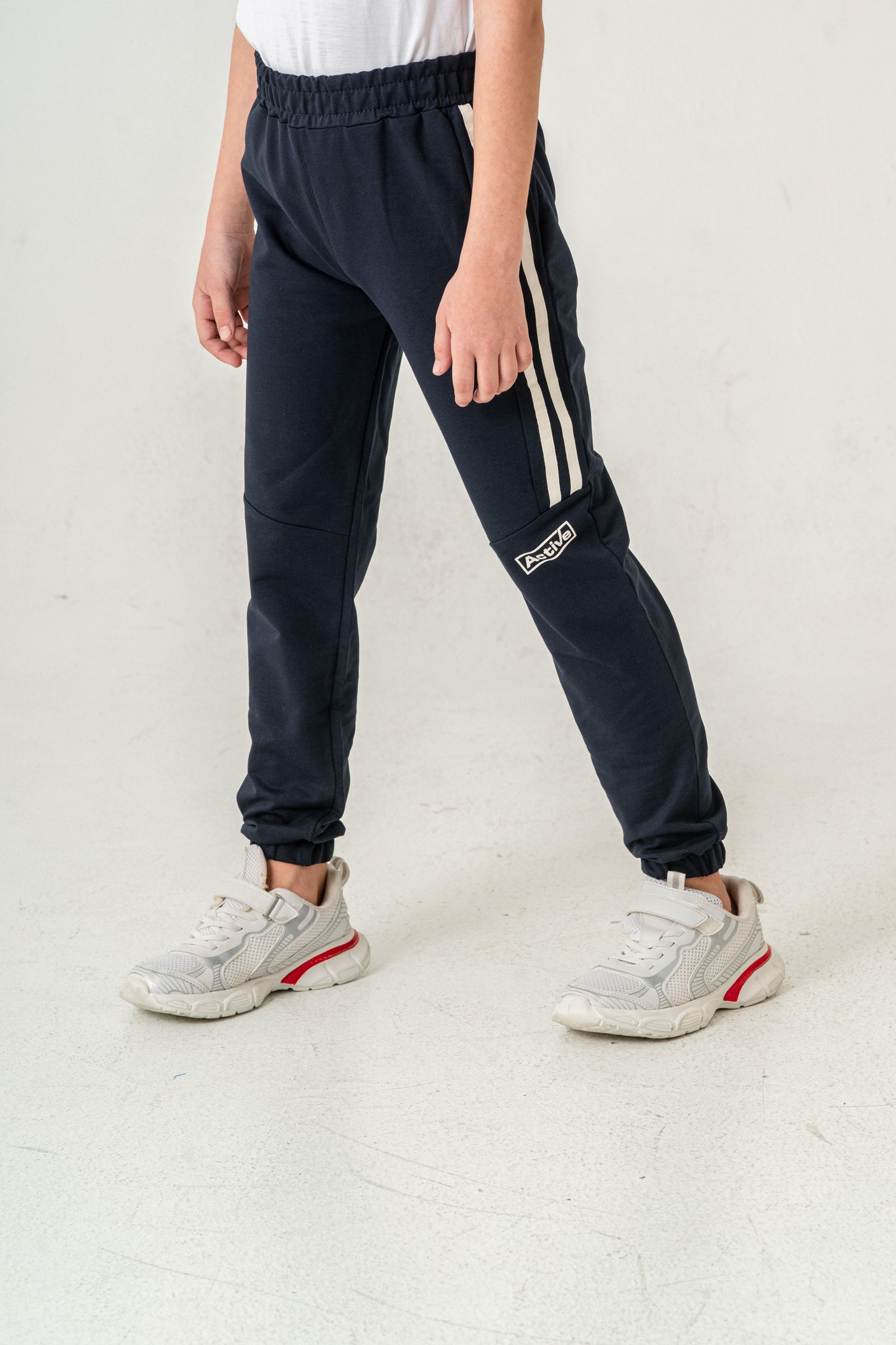 Active Baskılı Yanlar Şeritli Erkek Çocuk Eşofman Altı