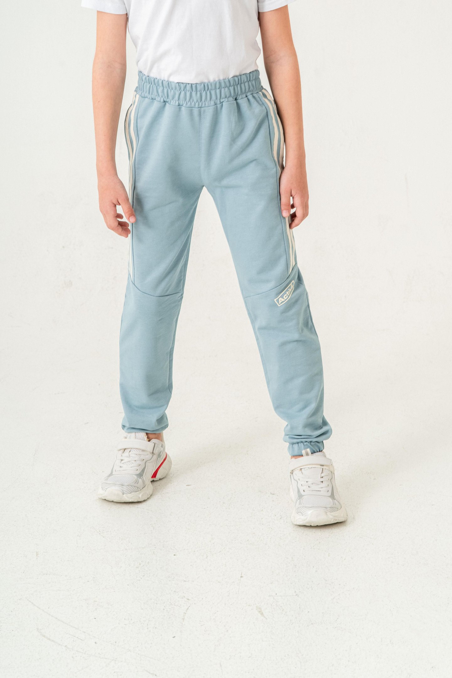 Active Baskılı Yanlar Şeritli Erkek Çocuk Eşofman Altı